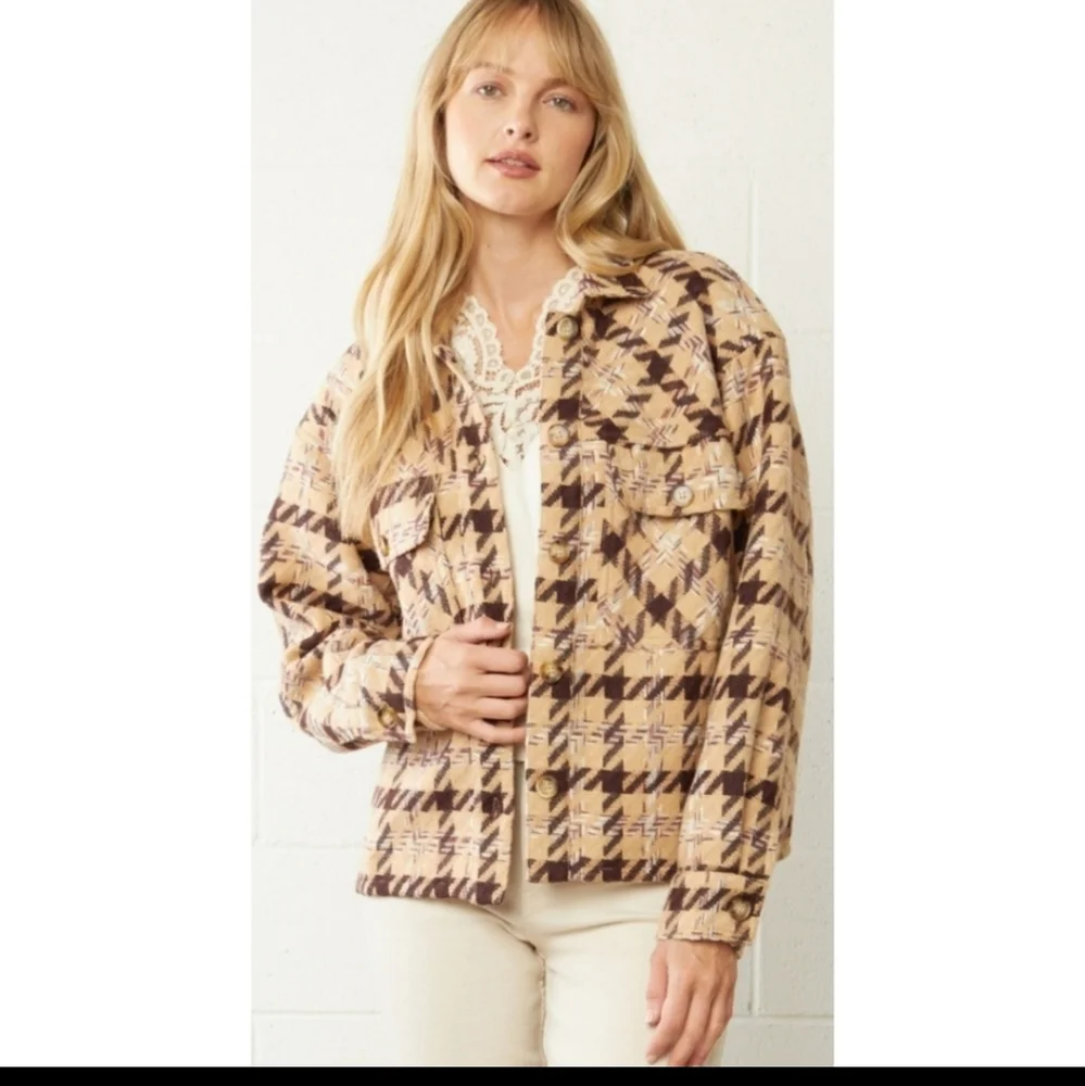 NWT Entro plaid oversized jacket - Picture 5 of 12